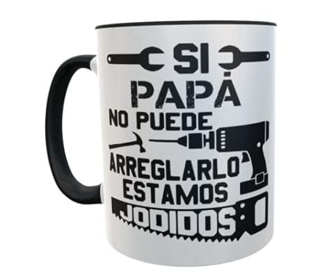 Taza especial para papás, una idea única y original como regalo en el Día del Padre.