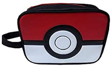 Pokémon – Estuche de Aseo Viaje, Gym, Colegio, Organizador, Blanco/Rojo, Producto Oficial (CyP Brands)