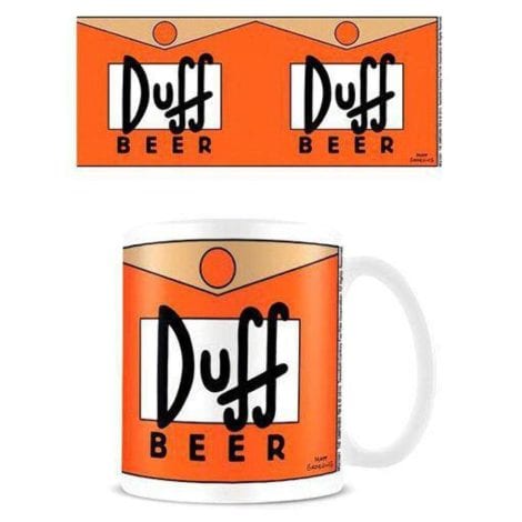 Taza de Cerveza Duff de Los Simpsons, 320ml, de Pyramid International.