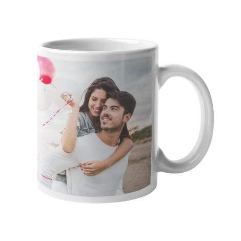 Taza de cerámica personalizada con foto o texto, para regalos únicos y originales.