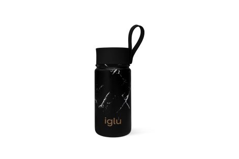 Paráfrasis: Taza de café Iglu, taza de acero inoxidable térmica y reutilizable para llevar, con tapa. Ideal para bebidas frías y calientes, regalo ecológico de alta calidad para él y ella.