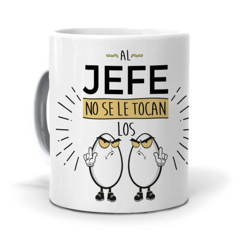 Taza de Cerámica “El Jefe protege sus cosas preciosas”