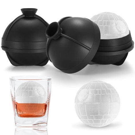 Molde de hielo en forma de la Estrella de la Muerte de Star Wars, regalo ideal para hombres y mujeres, perfecto para cócteles y bebidas espirituosas.