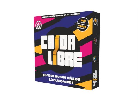 Juego de mesa GUATAFAC CAIDA Libre: Diviértete aprendiendo con preguntas sorprendentes, ideal para jóvenes y adultos.