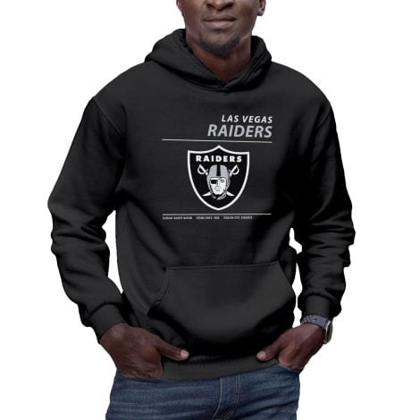 Sudadera oficial con capucha y logotipo de estadísticas de NFL, estilo deportivo híbrido para hombres y mujeres.