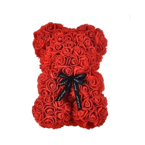 Oso Rojo de 25 cm con caja, regalo ideal para el Día de San Valentín, aniversario o cumpleaños.