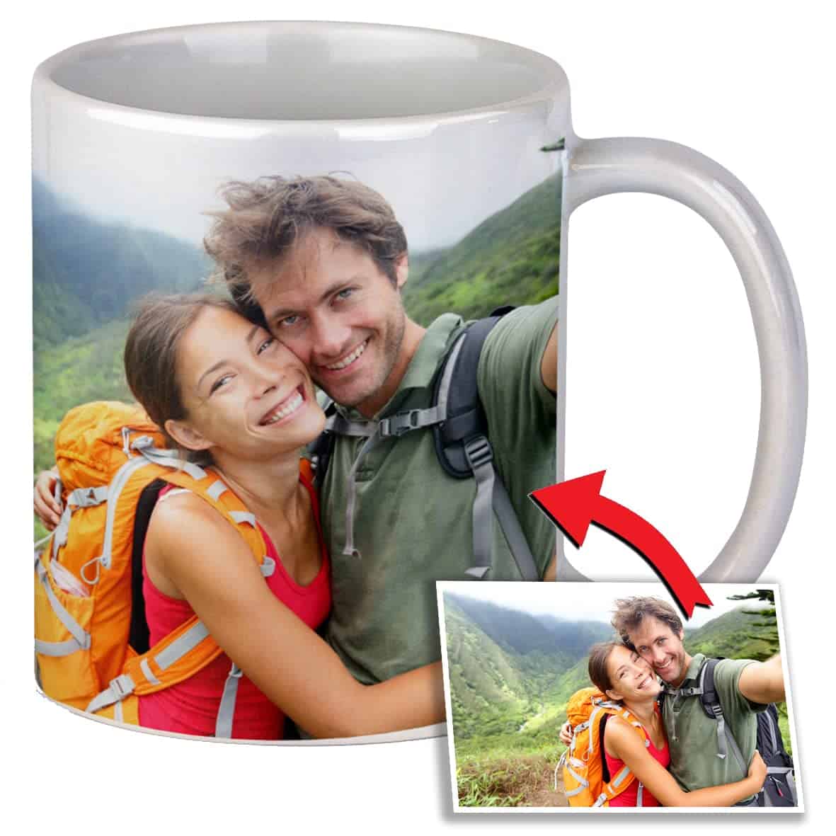 Taza Personalizada con foto - tazas originales para regalar - Tazas de Cafe - Regalos Personalizados con Foto y texto - regalos originales para mujer y hombre - Cerámica - 350ml