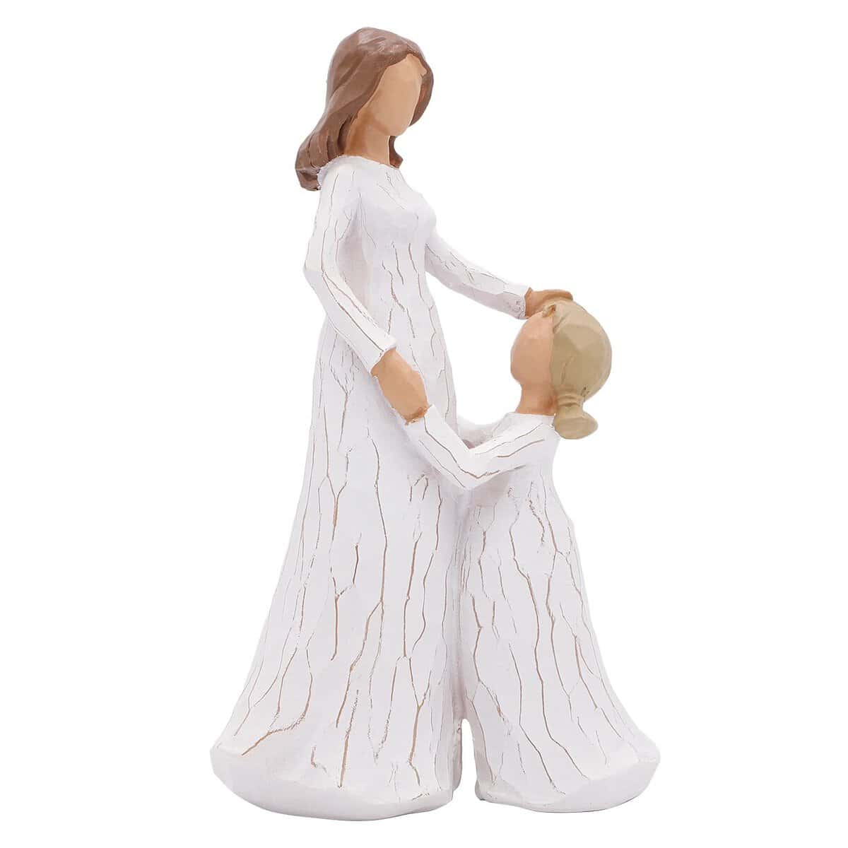 Figura de madre e hija, regalos de mamá de hijas, regalos de cumpleaños para mamá regalos para el día de la madre, adorno decorativo de aliento para mostrar amor, gratitud