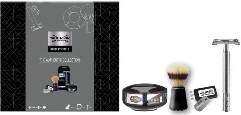 Kit de Afeitado Clásico Manual Wilkinson Sword [EDICIÓN 2020] – Set Regalo para Hombres con Estilo Antiguo.