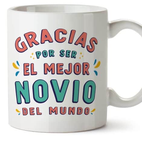 Tazas MUGFFINS para tu pareja – En Español – Gracias por ser el mejor – 11 oz / 330 ml – Regalo original y divertido.