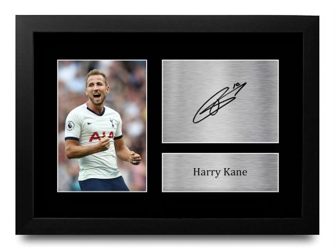 HWC Trading Harry Kane A4 Marcos Regalo de Foto Impresa Autografiada por Aficionados del Tottenham Hotspur.