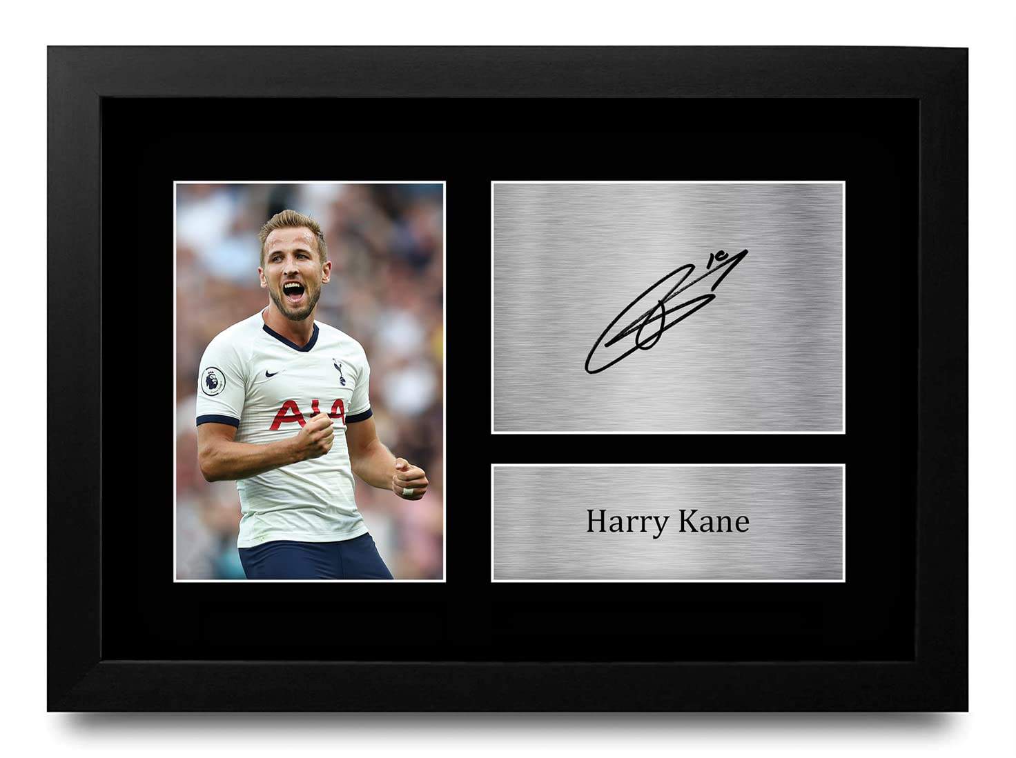 HWC Trading Harry Kane A4 Enmarcado Regalo De Visualización De Fotos De Impresión De Imagen Impresa Autógrafo Firmado Por Tottenham Hotspur Spurs Los Aficionados Al Fútbol