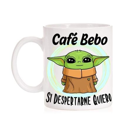 Taza graciosa de café Bebo si quiero despertarme, Regalo divertido de taza para bebés.