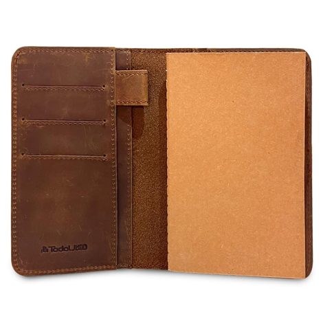 TodoUtil10: Carteras de viaje multifuncionales para hombres con libreta organizadora y bolsillos separados para tarjetas y dinero. Un regalo original.