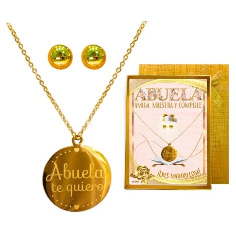 Regalos únicos para las abuelas – Collar especial para abuela – Detalles originales para abuelas.