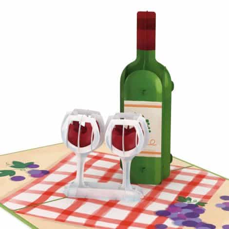 papercrush® Tarjeta de cumpleaños en 3D y cupón para visitar restaurante. Tarjeta de San Valentín, felicitación para hombres y mujeres con regalo en efectivo para celebrar.