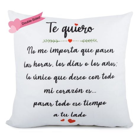 Funda de almohada COLOFALLA San Valentín 45×45cm: Expresa tu amor con esta funda de almohada de corazones. Ideal para aniversarios, cumpleaños y Navidad.