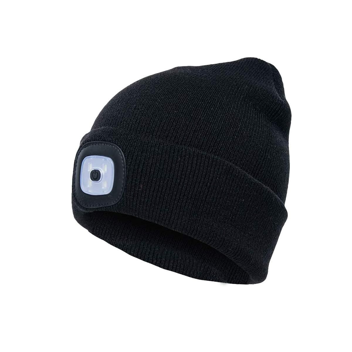 Regalos para Hombres, LED Gorro de Punto, Gorro Invierno cálido Iluminado Manos Libres 3 Niveles de Brillo para Caminar de Noche, Acampar, Andar en Bicicleta