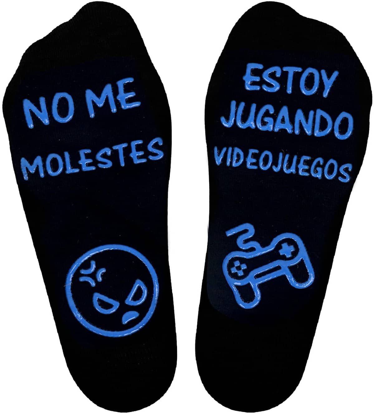 ANOTION Calcetines Para Juegos, Calcetines Divertidos No Me Molestes Estoy Jugando Videojuegos Calcetines De Algodón Novedosos Calcetines Antideslizantes Para Jugadores Regalo Para Jugadores