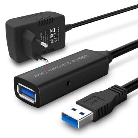 Cable amplificador USB 3.0 de 10 m con fuente de alimentación y alta velocidad de datos. Color…
“RSHTECH Cable USB 3.0 amplificador de señal, 10 m, fuente de alimentación, alta velocidad. Color…”