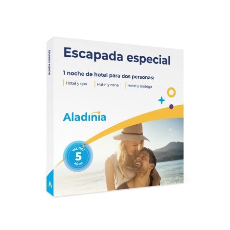 ALADINIA Experiencia única. Regala una caja de estancias con SPA, cena o visita a bodega y cata. Válido por 5 años, cambios gratuitos e ilimitados.