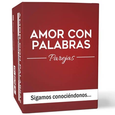 AMOR CON PALABRAS – Parejas – Regalos Románticos para Aniversario o Parejas. Juegos de Mesa para Dos. Regalos Originales.