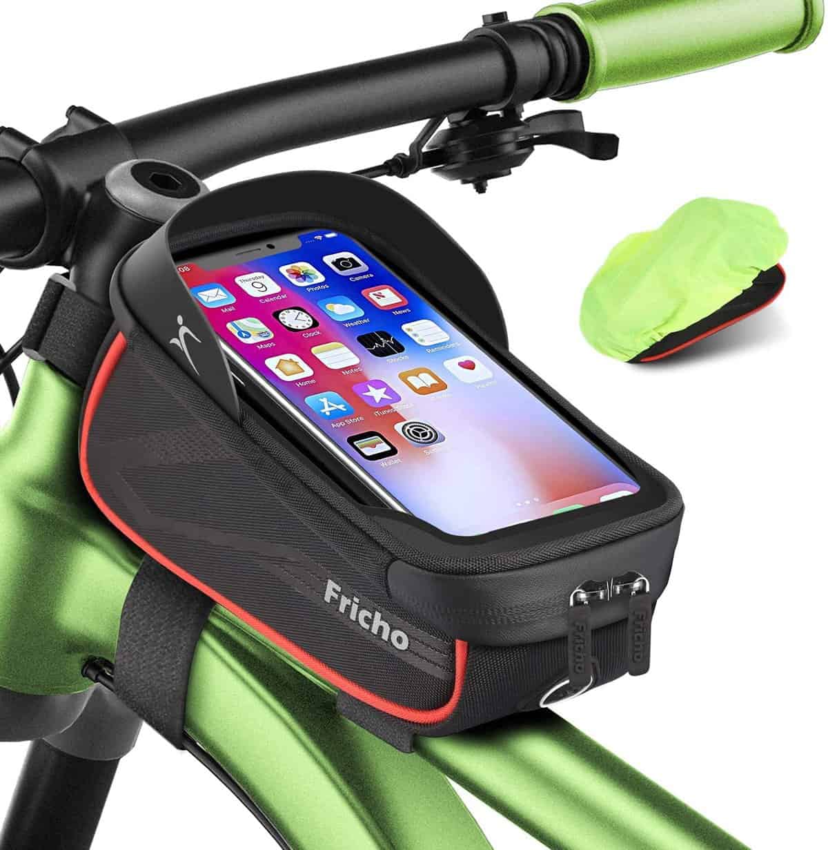 Fricho Regalos Navidad Originales para Hombre, Bolsa Bicicleta Cuadro, Manillar Accesorios, Porta Movil Bicicleta Montaña, Adolescentes Gadgets Utiles, Regalo Padre Cumpleanos, Aniversario para Novio