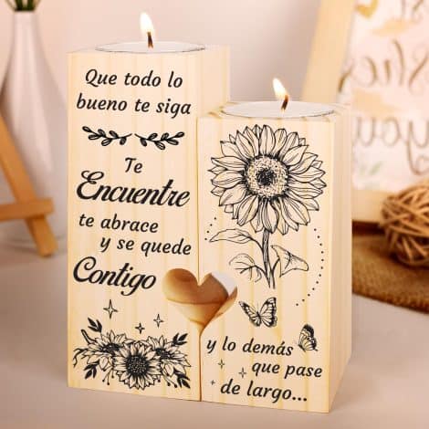 Regalos únicos para mujeres: ¿Qué regalar a tu madre, un hermoso candelabro, regalo para madre, mujer y abuela? ¡Perfecto para cumpleaños!