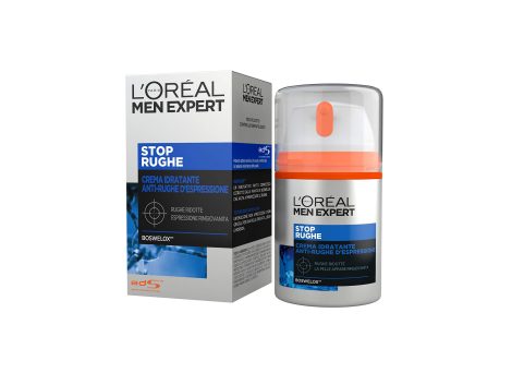 Crema Hidratante Anti-Arrugas Expert en Arrugas de Expresión para Hombres L’Oréal Paris (50ml).