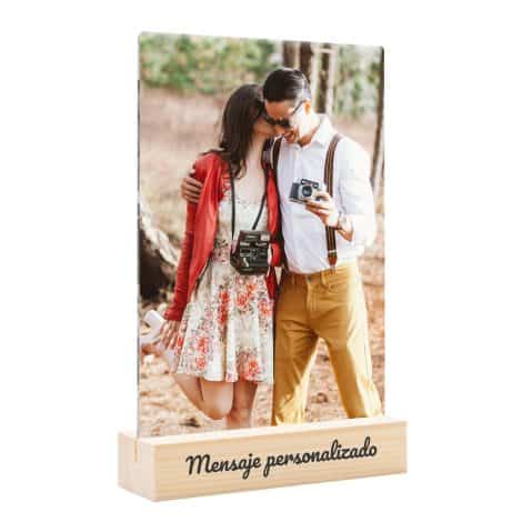 Original Photo Frames | Personalized Gifts | Customized Photos Anniversary Gift for Couples | Unique Gifts for Women and Men Transparent Acrylic (With base)