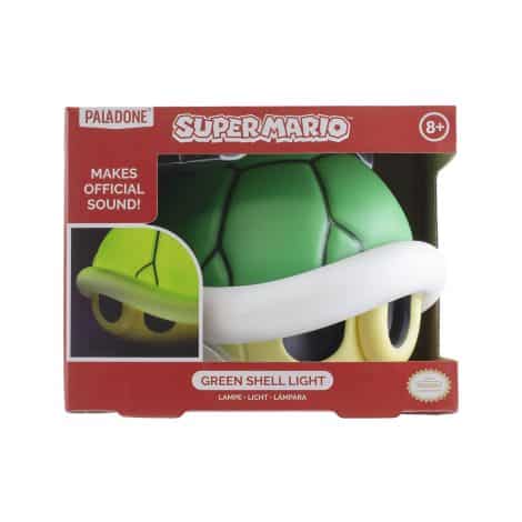 Luz de concha verde de Super Mario Bros de Paladone | Oficial de Nintendo, tamaño único, con sonido y pilas.