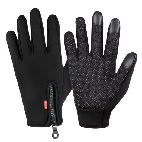 Guantes de invierno unisex, térmicos y táctiles ideales para moto, ciclismo, running, bici y gym. Giftbox perfecto para Navidad.