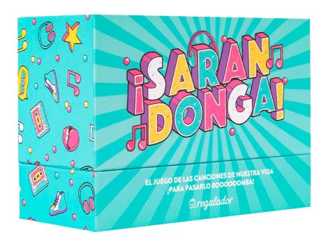 SARANDONGA, El Juego de Las Canciones de Siempre – Para 4-12 jugadores, Divertido con Familia y Amigos.