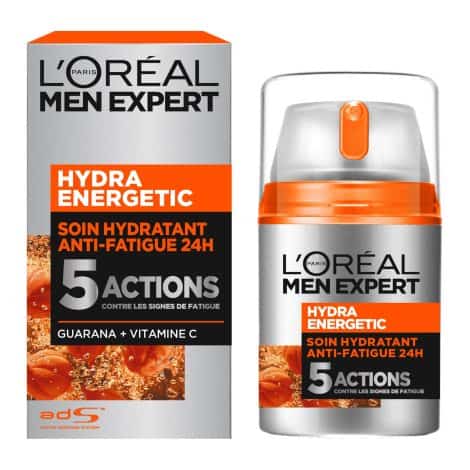 L’Oréal Men Expert Hidratante Energizante Anti-Fatiga para Hombres 50 ml.