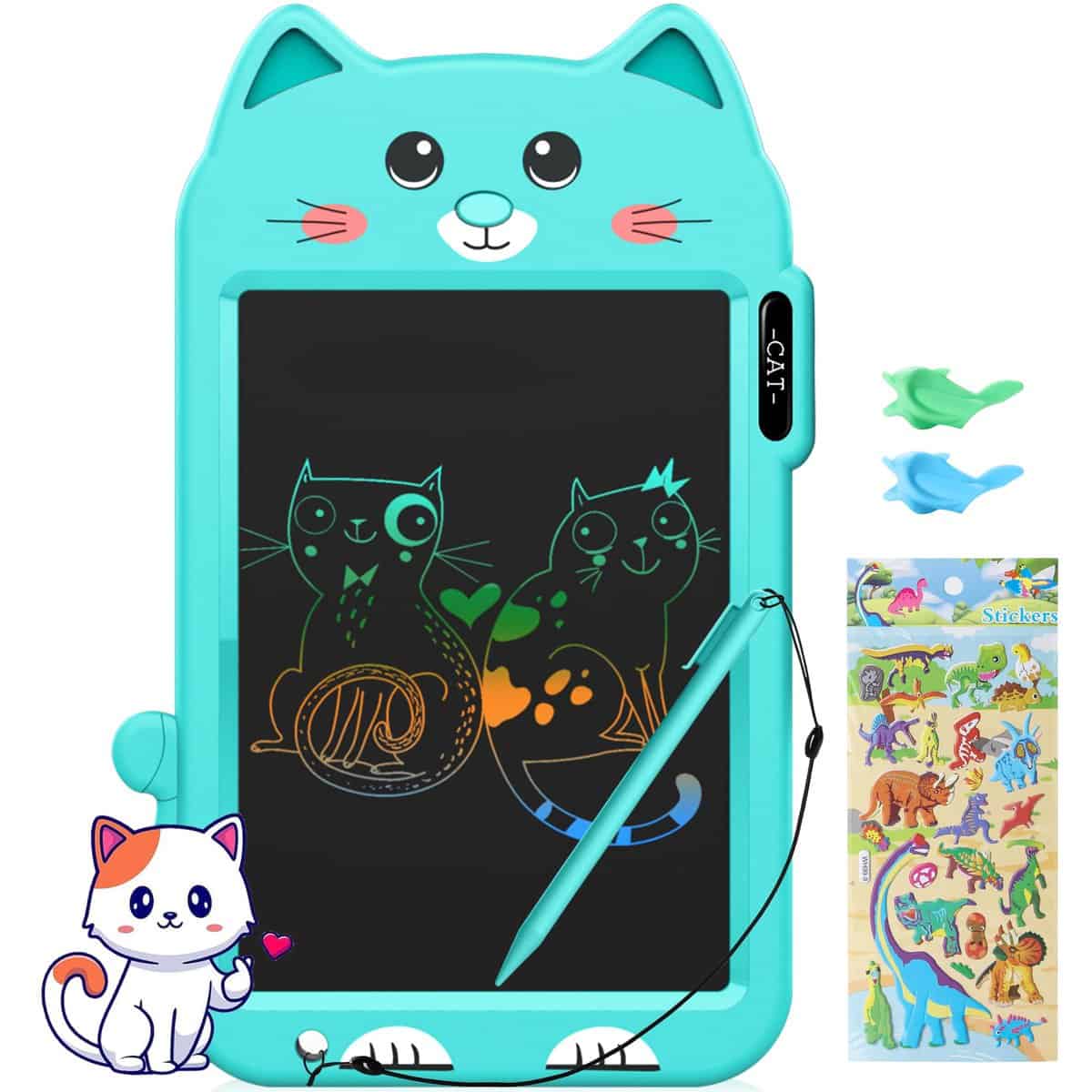 Mamaeco Tableta Escritura LCD para Niños - Juguetes Niños 3 4 5 6 7 8 Años Pizarra Magica Infantil, 8,8 Pulgadas Tableta Escritura Niños Regalo de Cumpleaños para Niñas Niños Pizarra Niños Infantil