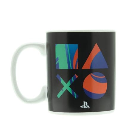 Taza oficial Playstation Icons de Paladone con cambio de calor, tamaño 10 onzas.