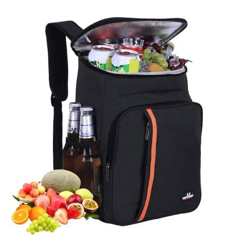 Mochila Nevera Isotérmica DAOXU 23L, Impermeable y Térmica, para mantener la comida y bebidas frías/calientes en verano.