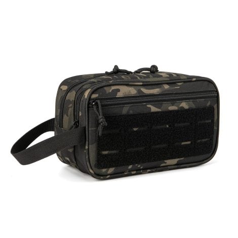 Bolsa de Aseo Táctica para Hombres, Herramienta Militar EDC, Kit de Afeitado y Ducha de Viaje.