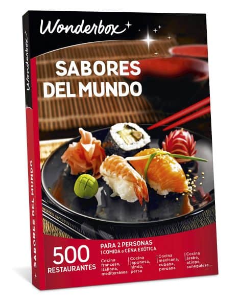 Caja Regalo Wonderbox – Experiencia gastronómica en 500 restaurantes, para disfrutar en pareja.