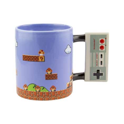 Taza de café grande Nintendo NES, 300 ml, cerámica, multicolor – Paladone PP5098NN