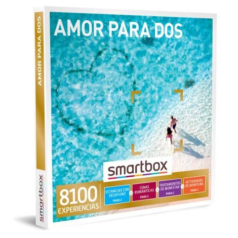 Smartbox Caja Regalo Amor para Parejas – Regalo Perfecto Boda – 1 Experiencia para 2 en Estadía, Bienestar, Gastronomía o Aventura.