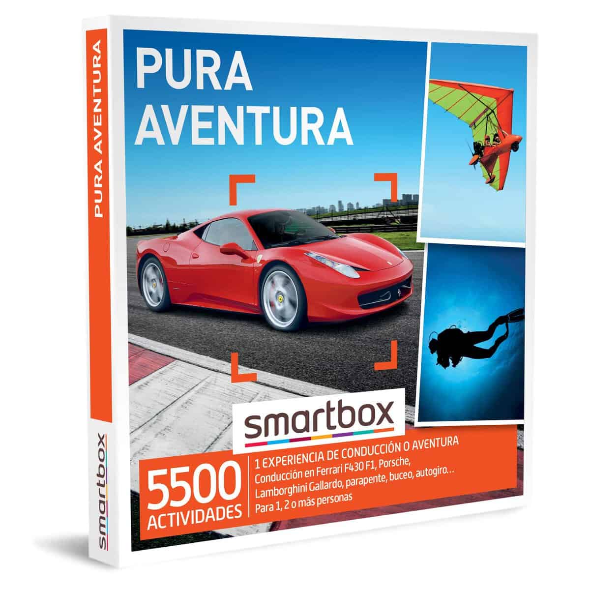 Smartbox - Caja Regalo para Hombres - Pura Aventura - Caja Regalo para Hombres - 1 Experiencia de conducción o Aventura para 1, 2 o más Personas