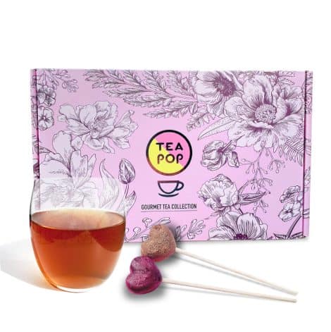 Paquete de té en barra Tea-Pop, 100% natural y se disuelve fácilmente en agua.