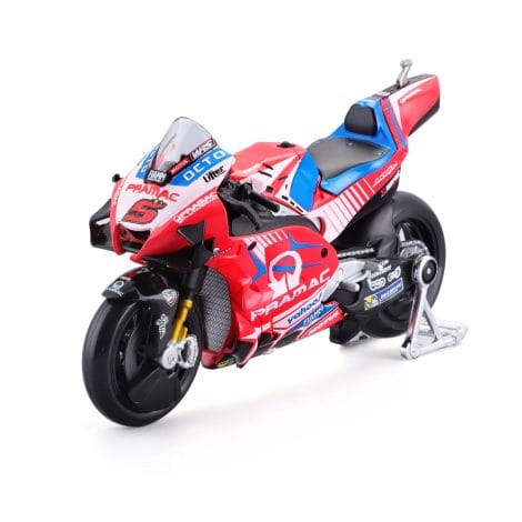 Maisto – 1/18 Moto GP Racing – Ducati Pramac Jorge Martin #89 – Nueva FA 2022 – Moto en Miniatura para Niños – Réplica a Escala