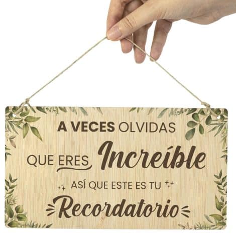 Láminas de Pared Decorativas CONTRAXT con Frases Bonitas para Regalos Originales. Ideal para cualquier ocasión especial.