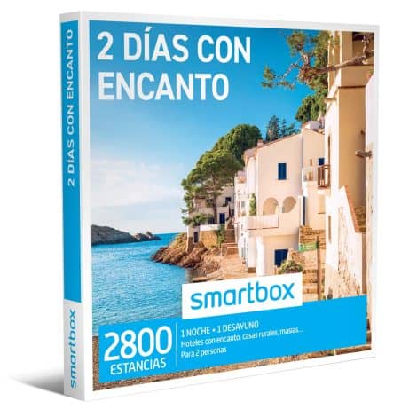 Smartbox – Experiencia encantadora de 2 días – Regalo original – 1 noche con desayuno para 2 personas.