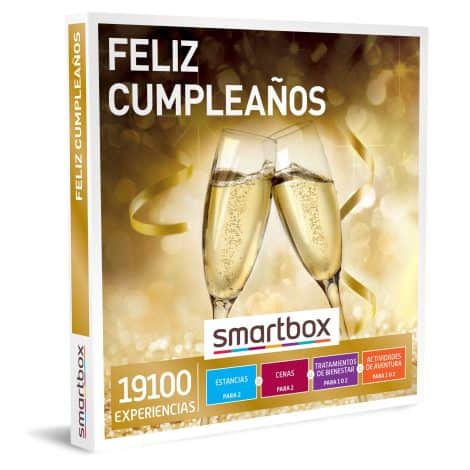 Smartbox – Regalo de Cumpleaños Feliz – Experiencia de Estancia, Gastronomía, Bienestar o Aventura para 1 o 2 personas.