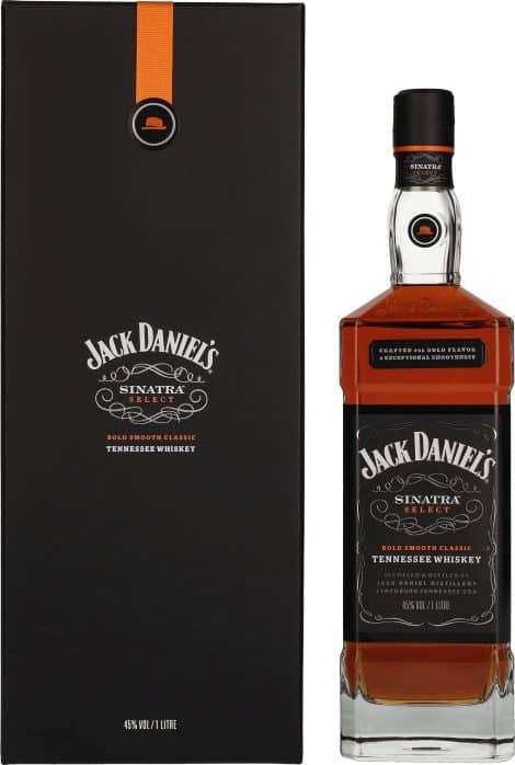 Whisky Tennessee Jack Daniels Frank Sinatra Select, 45% Vol. Intenso con toque dulce de vainilla, 1L.