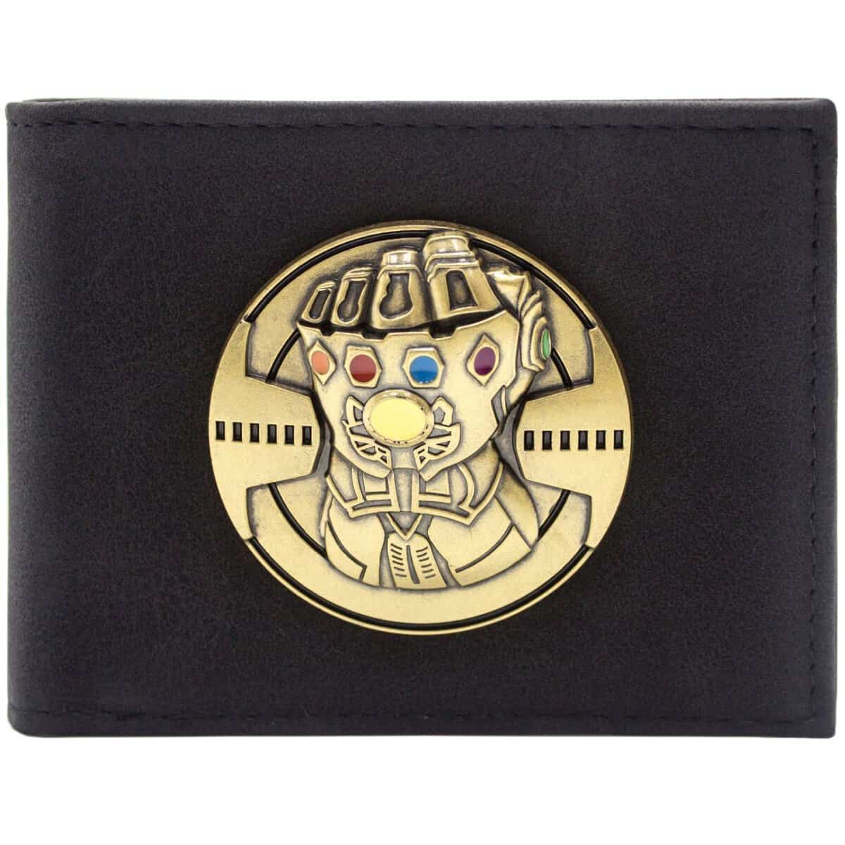 Cartera de Avengers Infinity Gauntlet Soul Gems Negro