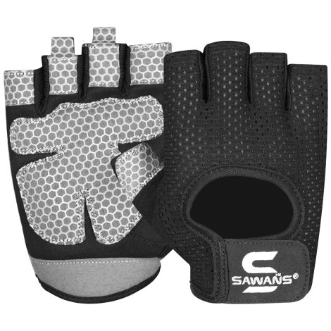 Guantes SAWANS para entrenamiento, ciclismo y más, transpirables con silicona antideslizante para hombres y mujeres.